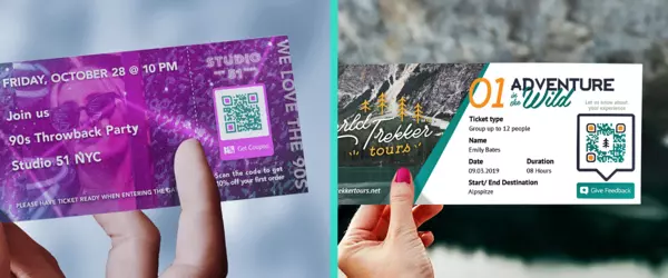 QR-коды на ваших билетах QR-коды на ваших билетах