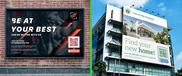 QR-коды на ваших рекламных щитах, билбордах QR-коды на ваших рекламных щитах, билбордах