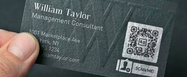 QR-коды на ваших визитных карточках Визитка с QR-кодом