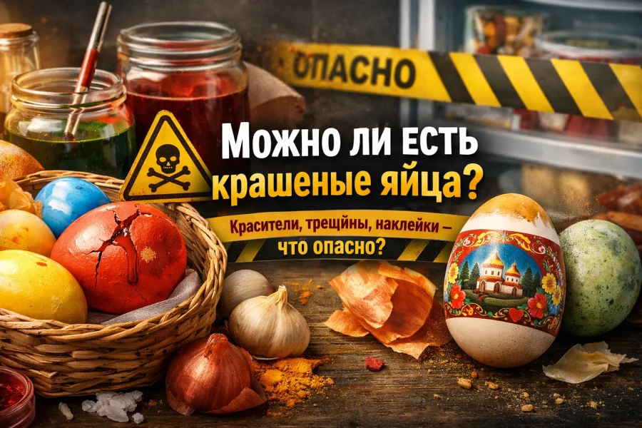 Можно ли есть крашеные яйца: безопасные красители, трещины и термонаклейки