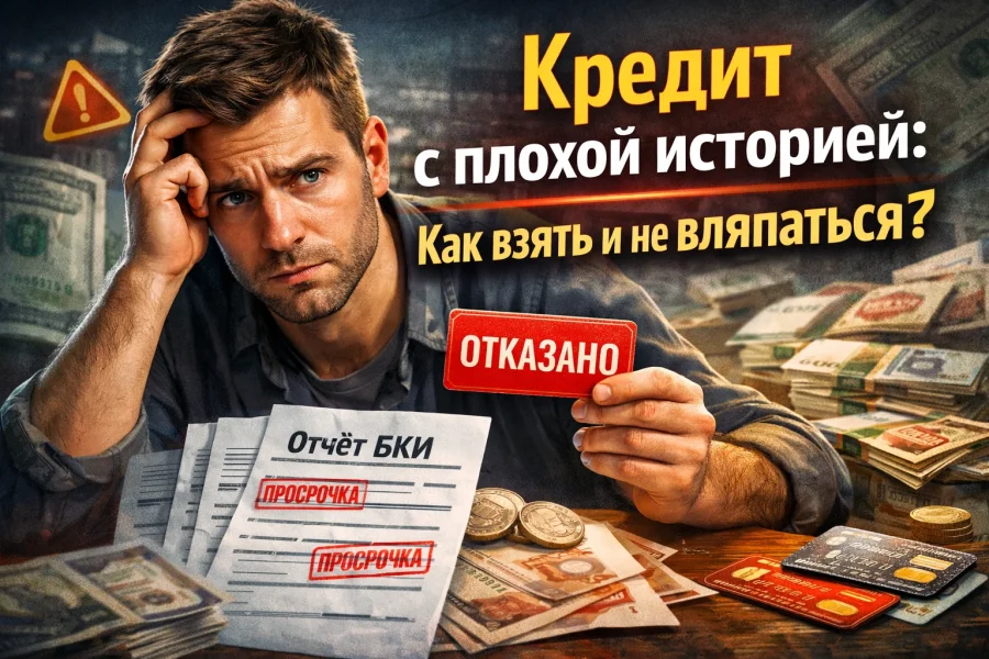 Как взять кредит с плохой кредитной историей — без суеты, лишних заявок и дорогих ошибок