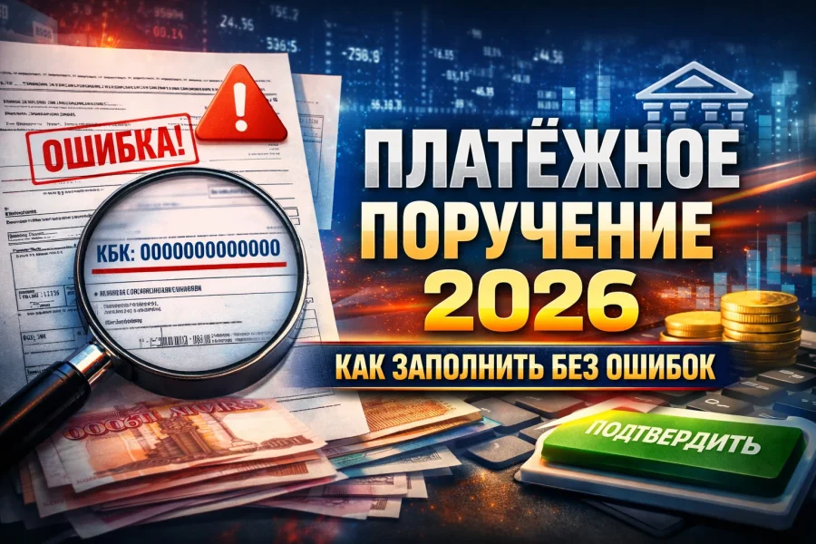 Платёжное поручение в 2026 году: как заполнить без ошибок и не потерять деньги