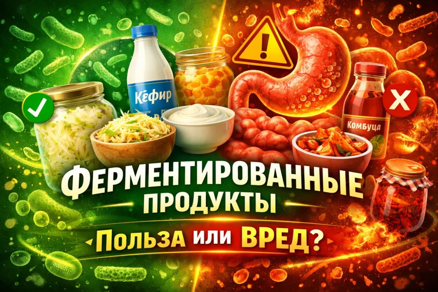 Можно ли есть ферментированные продукты каждый день — без мифов, вздутия и самообмана