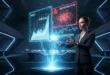 Финансовый аналитик использует кредитный калькулятор для визуализации плана погашения долга и сравнения выгодного варианта с хаотичным.