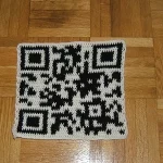 Crochet with QR code