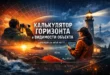 Обложка калькулятора горизонта и видимости: маяк, корабль, наблюдатель и схема линии обзора