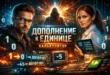 Кинематографичный постер инструмента «калькулятор дополнения к единице» с двумя персонажами, двоичным кодом и экранами с примерами вычислений. На фоне показаны биты, число -5 и интерфейс конвертации.