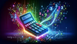 Digitaler Primfaktorzerlegungsrechner mit Neonzahlen
