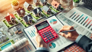 Vermietete Immobilien Analyse der Werte von Mietobjekten mit einem Modell der Wohngegend.